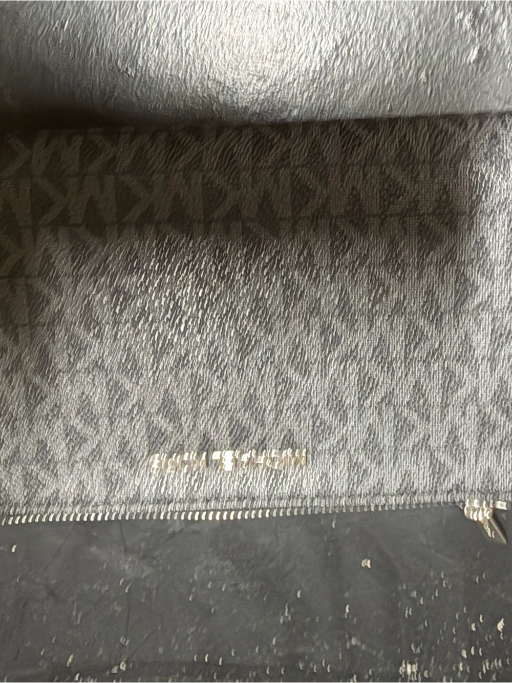 Michael Kors Jet large compact wallet ball and grey.